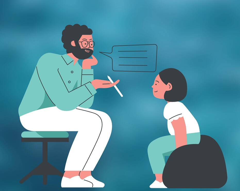 Imagen tipo sesión psicológica Escena simbólica de una sesión de terapia, utilizada para ilustrar el enfoque humano de los kits de prompts IA